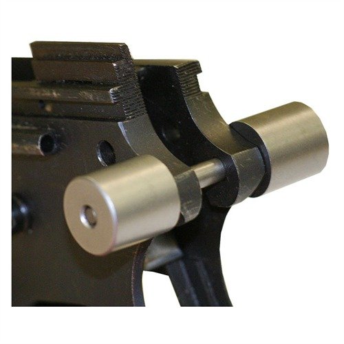 Mit dem 1911 Beavertail Installation Jig von Ed Brown kannst du präzise die Rahmenohren für Beavertail-Sicherheitsmechanismen anpassen. Einfach zu verwenden!