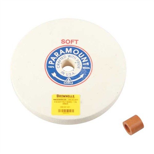 Die 8" Soft Felt Polishing Wheels bieten eine hervorragende Oberflächenbearbeitung für Profis, ideal für verschiedene Polierkörnungen und mit praktischem Adapter.