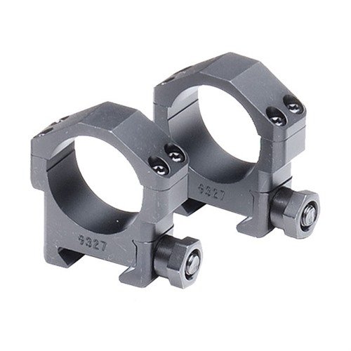 Die MAXIMIZED SCOPE RINGS bieten extra starke 34mm Aluminiumringe, die selbst bei starkem Rückstoß große Zielfernrohre sicher halten. Ideal für AR-15, AR-10 und SR-25.