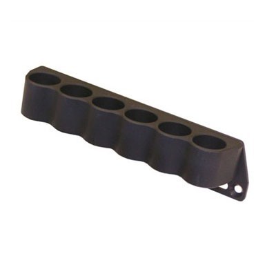 Der RECEIVER MOUNT SHOTSHELL HOLDER von MESA TACTICAL ist leicht, robust und bietet Platz für 6 zusätzliche 12-Gauge-Patronen für schnelle Nachladevorgänge.