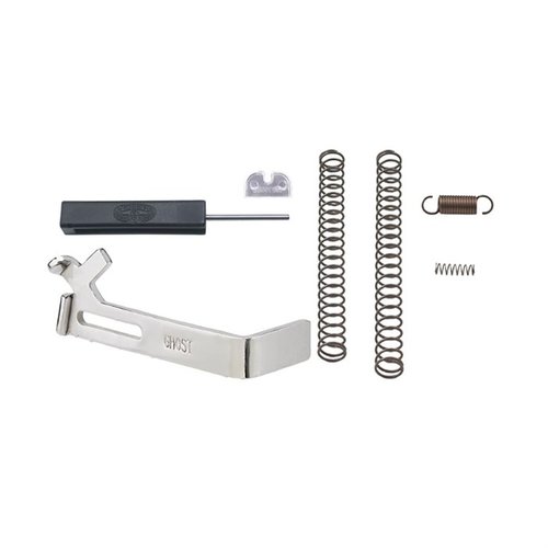 Verbessere dein Glock® Erlebnis mit dem ROCKET 3.5 Trigger Kit: kürzere Vorlaufzeit, schnellerer Reset und selbstreinigender Trigger Connector für mehr Zuverlässigkeit.