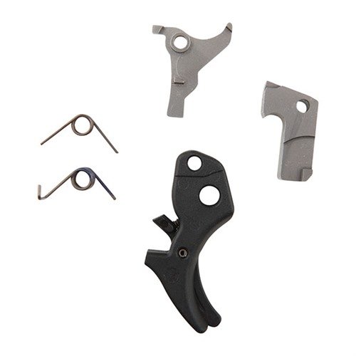 Erlebe den XDM Ultimate Match Target Trigger Kit mit schnellem Reset, halbiertem Abzug und crispem Pull von 3,5-4lbs für präzises Schießen!