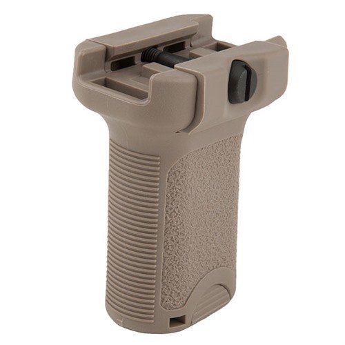 Der BCMGUNFIGHTER Short Vertical Grip aus Polymer verbessert die Handhabung deiner Waffe, hat eine natürliche Handposition und bietet Platz für Zubehör.