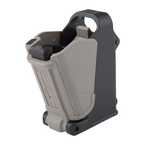 Der 22UpLULA™ Loader & Unloader erleichtert das Laden von .22LR Wide Body Mags, wie .22LR 1911 Mags, mit einem schmalen Metall-Schnabel für präzises Laden.