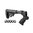 KICKLITE TACTICAL Hinterschaft für Mossberg 500, 12 Gauge, schwarz