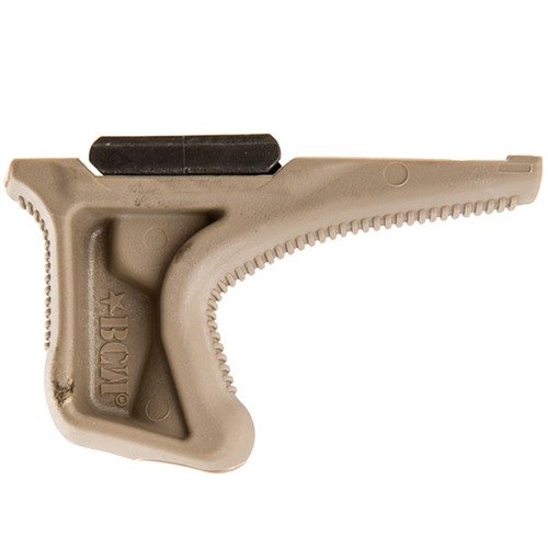 Der PICATINNY BCMGUNFIGHTER KAG Angled Grip bietet biomechanischen Komfort, verbesserte Waffenmanipulation und positive Griffkontrolle für effiziente Zielwechsel.