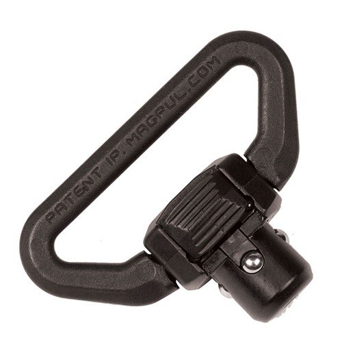 Der Magpul QDM Quick Disconnect Sling Swivel bietet eine robuste Bauweise, einfache Einhandbedienung, optimale Sling-Verwaltung und hervorragenden Korrosionsschutz.