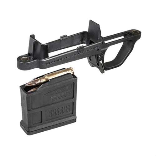 Mit dem Magpul Bolt Action Magazine Well kannst du einfach auf ein abnehmbares Magazin umsteigen, ohne Anpassungen vom Gunsmith. Kompatibel mit AICS-Magazinen.