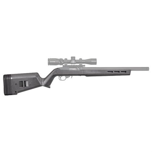 Die MAGPUL Hunter X-22 Adjustable Stock für Ruger 10/22 bietet eine robuste Polymer-Konstruktion, verstellbare LOP, ergonomisches Design und M-LOK-Kompatibilität.