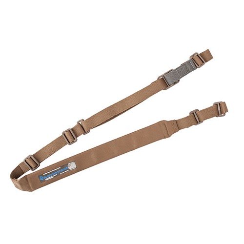 Der PADDED VICKERS SLING bietet schnellen Wechsel von komfortablem Tragen zu kampfbereiter Nutzung, mit verstellbarer Länge und hochwertigem, gepolstertem Material.