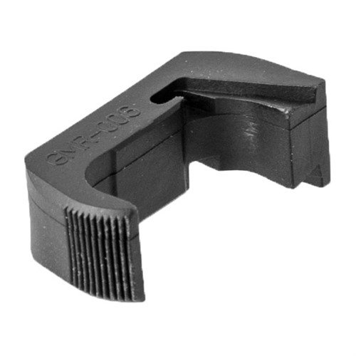 Der VICKERS GLOCK® Extended Magazine Release ermöglicht schnelle und einfache Magazinwechsel, ohne die Hand neu zu positionieren, und ist aus robustem Polymer.
