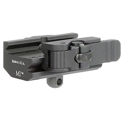 Der PICATINNY HARRIS-TYPE BIPOD QD MOUNT von MIDWEST INDUSTRIES bietet eine extrem sanfte Bedienung, werkzeuglose Anpassung und wiegt nur 2,1 oz.