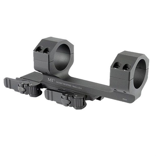 Die QUICK DETACH SCOPE MOUNTS von Midwest Industries bieten eine werkzeuglose Anpassung, präzise Rückkehr zur Null und sind aus langlebigem 6061 Aluminium gefertigt.