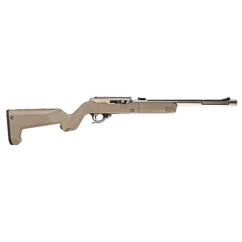 Der Magpul X-22 Backpacker Stock für die Ruger 10/22 Takedown bietet eine kompakte, ergonomische Lösung mit integriertem Stauraum und QD Sling-Montage.