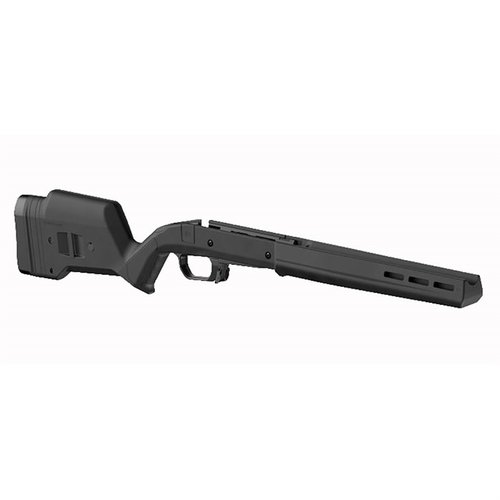 Der HUNTER 110 Adjustable Stock bietet verbesserte Ergonomie, ist für Links- und Rechtshänder erhältlich und hat eine voll einstellbare Länge und Höhe.
