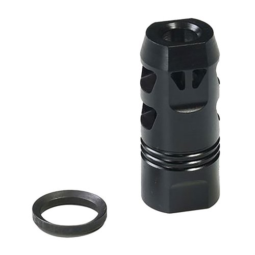 Der ZEROED Muzzle Brake 5.56mm von CMMG bietet hervorragende Rückstoßkontrolle, minimiert den Mündungshochgang und sorgt für schnellere Nachfolgeschüsse.