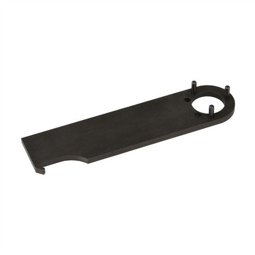 Der FOREARM WRENCH von YANKEE HILL MACHINE CO. erleichtert dir das Festziehen von Handguard Barrel Nuts mit dem robusten Stahlwerkzeug und der notched end.