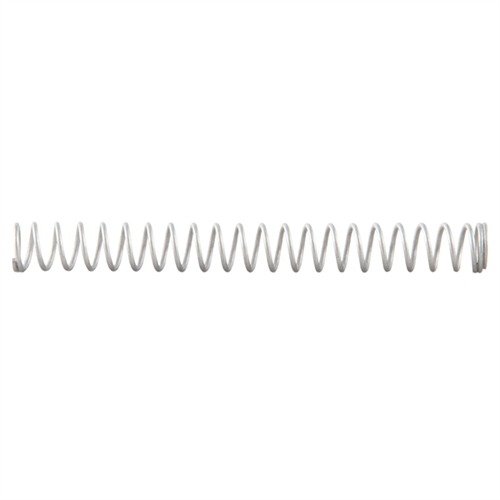 Die FIRING PIN SPRING 24N (silber) passt in alle Modelle von GLOCK und sorgt für eine zuverlässige Funktion. Achte darauf, dass das Ende mit den meisten Windungen zu den Federbechern zeigt.