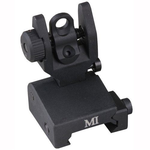 Mit dem MCTAR-SPLP Rear Sight hast du eine kompakte, klappbare Visierung, die schnell einsatzbereit ist und präzise Windverstellungen ermöglicht.