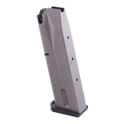 Die 15-Runden Beretta 92 9mm Magazine sind ultra-zuverlässig, sandresistent und bieten eine hohe Lebensdauer dank des selbstschmierenden Followers und der robusten Bauweise.
