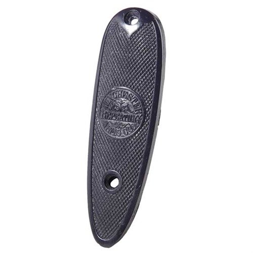 Die hochwertigen WINCHESTER MODEL 12 BUTT PLATES sind perfekte Nachbildungen, die sich leicht anbringen lassen und ideal für die Restaurierung deiner Schrotflinte sind.