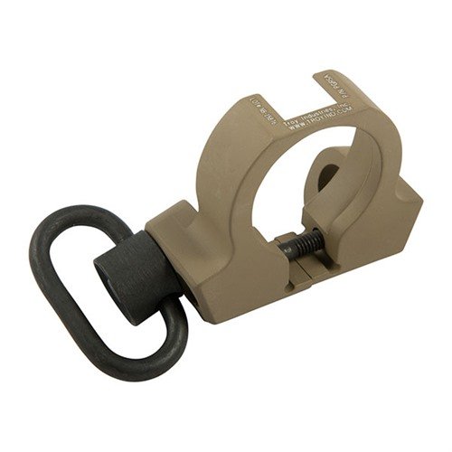 Der TROY INDUSTRIES Sling Adapter bietet eine robuste, ambidextröse Befestigung für QD-Sling Swivels, einfach zu montieren und extrem belastbar.