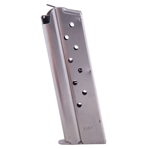 Die 1911 9RD 9MM Magazine bieten zuverlässiges Füttern mit einzigartiger Feed Lip Geometrie, robuster Edelstahlkonstruktion und langlebiger Feder.