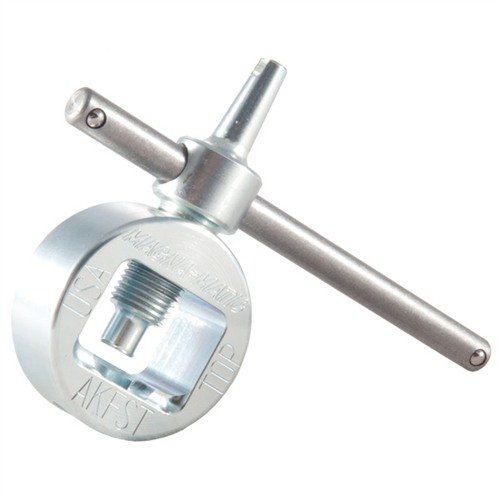 Mit dem AK-47/-74/AKM/SAIGA Front Sight Tool von MAGNA-MATIC kannst du schnell und präzise Höhen- und Windeneinstellungen an verschiedenen AK-Modellen vornehmen.