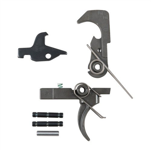 Die AR-15 Enhanced Military-Style Triggers bieten einen sanften Abzug mit hoher Zuverlässigkeit, ideal für präzises Schießen und verbesserte Leistung.
