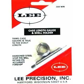 Der CASE LENGTH GAUGE von LEE PRECISION ist eine präzise und einfache Lösung, um Hülsenlängen zu trimmen und den Hülsenmund zu planen. Ideal für .308 WIN!