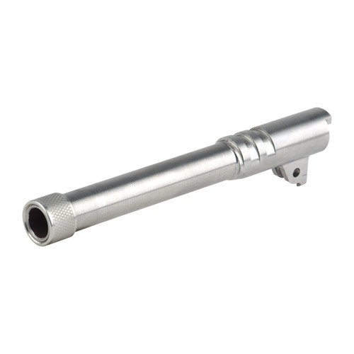 Entdecke die Match Grade 1911 416 Edelstahl Gewindeläufe, perfekt für deine 45 ACP mit einem Gewinde von .578x28 für optimale Präzision und Leistung.