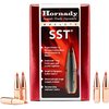 Die Hornady SST Geschosse bieten eine aerodynamische Form für flache Flugbahnen, schnelle Expansion durch den Polymer-Tip und präzise Genauigkeit dank der Match-Grade Hülse.