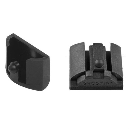 Das GHOST Grip Plug Kit für GLOCK Gen 4 schützt deine Waffe vor Schmutz, verbessert das Nachladen und erleichtert das Entfernen des Magazins bei Störungen.