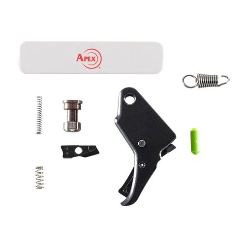 Das S&W SHIELD Action Enhancement Trigger Kit verbessert deinen Trigger mit einem stabilen Aluminiumkörper, reduziert Pre-Travel und Over-Travel um 20% und sorgt für einen konsistenten Abzugsgewicht von 5-5,5 lb.
