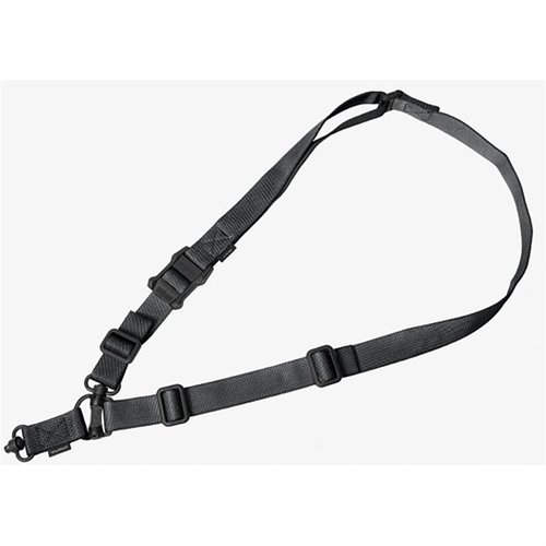 Der MS4 GEN2 Dual QD Sling bietet dir eine vielseitige Umwandlung zwischen Ein- und Zweipunkt-Trageoptionen mit Push-Button QD Sling Swivels für maximale Flexibilität.