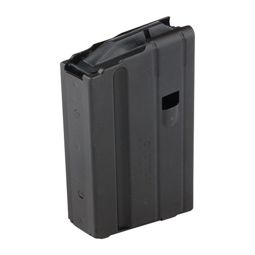 Die AR-15 5RD MAGAZINE 7.62X39 aus langlebigem, mattschwarzem Edelstahl bietet zuverlässige Leistung, eine Polymer-Follower und hohe Qualität für präzises Laden.