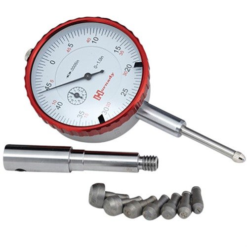 Der NECK WALL THICKNESS GAUGE von HORNADY hilft dir, die Wandstärke von Hülsen präzise zu messen und zu sortieren, um die Genauigkeit beim Nachladen zu verbessern.