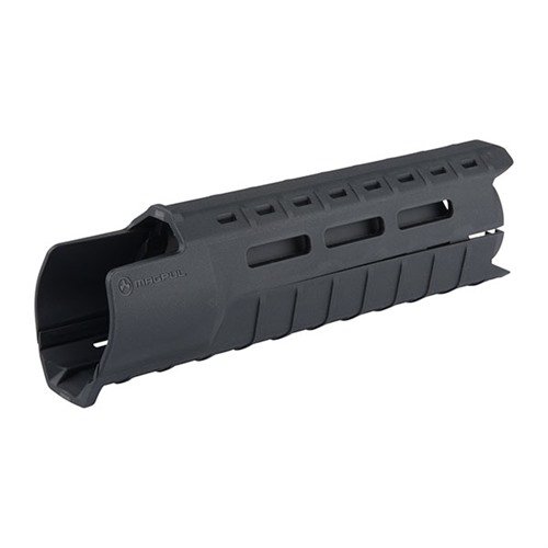 Der MAGPUL MOE-SL Handguard ist leicht, schlank und hitzebeständig, bietet M-LOK Slots für Zubehör und schützt deine Hand vor der heißen Sichtmontage.