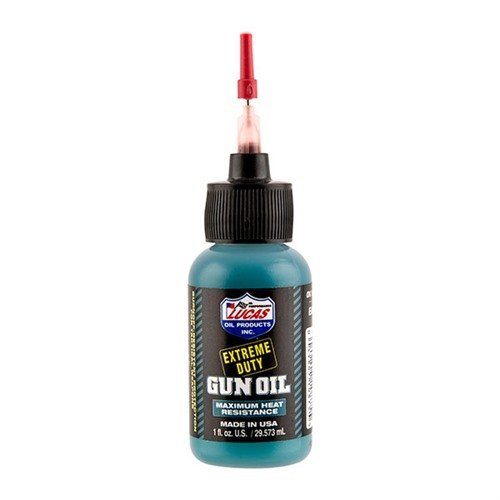 Lucas Extreme Duty Gun Oil bietet hervorragenden Schutz vor Rost, Verschleiß und Feuchtigkeit, ideal für alle Arten von Feuerwaffen und extremen Bedingungen.