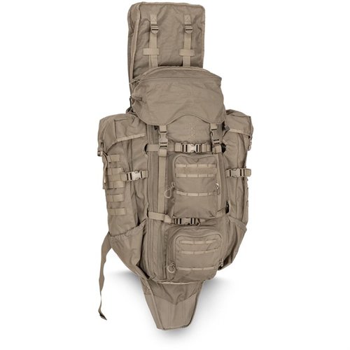 Der Eberlestock G4 Operator Pack bietet 4.100 cubic inches Stauraum, ein faltbares Gewehrschneidebrett und ist ideal für Elite-Spezialeinheiten.