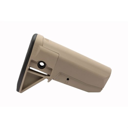 Der BCMGUNFIGHTER™ Stock ist leicht, robust und verhindert Verwicklungen. Mit präziser Passform, langlebigem Gummipolster und ambidextrösen QD-Anschlüssen.
