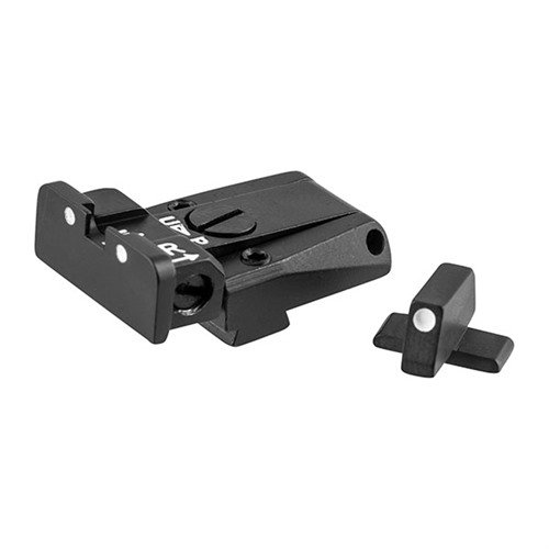 Verbessere deine Waffe mit dem L.P.A. SPR Adjustable Sight Set: kompakte Bauweise, micrometrische Einstellungen und robustes Design für präzises Schießen.
