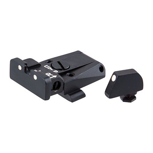Verbessere deine Glock® mit dem L.P.A. Adjustable Sight Set: präzise Micrometric-Einstellung, robustes Design und einfach zu montieren!