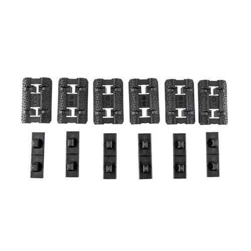 Die M-LOK Type 2 Rail Covers von MAGPUL bieten dir eine rutschfeste Oberfläche, sind vielseitig montierbar und ermöglichen eine individuelle Farbgestaltung.