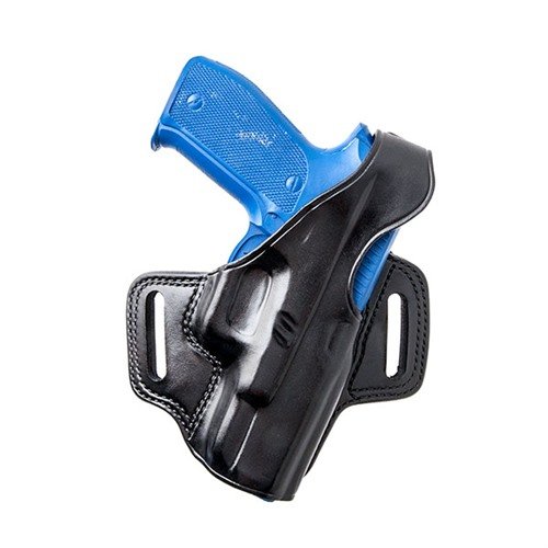 Die F.L.E.T.C.H. GLOCK® 17 Holster bietet perfekten Sitz, hohe Funktionalität und Komfort, handgefertigt aus hochwertigem Rindsleder für sichere Aufbewahrung.