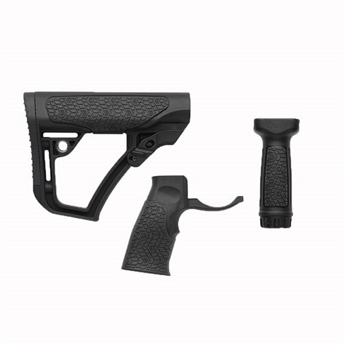 AR-15 POLYMER DANIEL DEFENSE Furniture Set Collapsible Black 