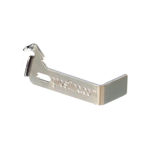 Verbessere das Abzugsgefühl deiner Glock 42/43/43X/48 mit dem GHOST Trigger Connector: leichter, kürzer und schneller Reset, reduziert das Abzugsgewicht um 2,5 lbs.