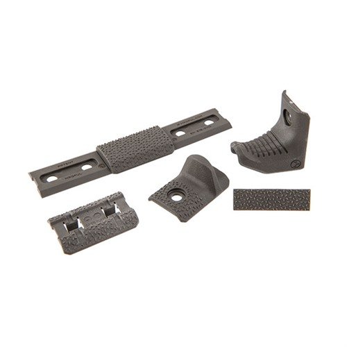 Das M-LOK Hand Stop Kit von MAGPUL verbessert die Waffenhandhabung und schützt deine Hand vor der heißen Vorderseite. Enthält Hand Stop, Index Panel und Rail Cover.