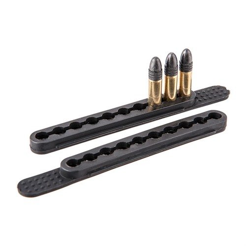 Der QUICKSTRIP aus flexiblem Polymer hält zusätzliche Patronen bereit für schnelle Nachladevorgänge, ideal für Revolver und passt bequem in deine Tasche.