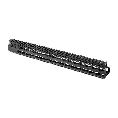 Der BCM KMR Alpha Handguard bietet eine leichte, robuste Aluminiumkonstruktion, freie Laufmontage für bessere Genauigkeit und zahlreiche KeyMod™-Slots für Zubehör.